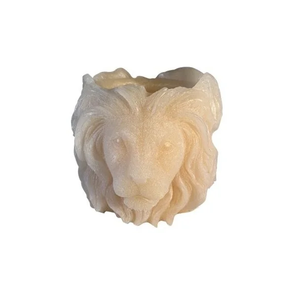 Wax lantern buddha head shaped