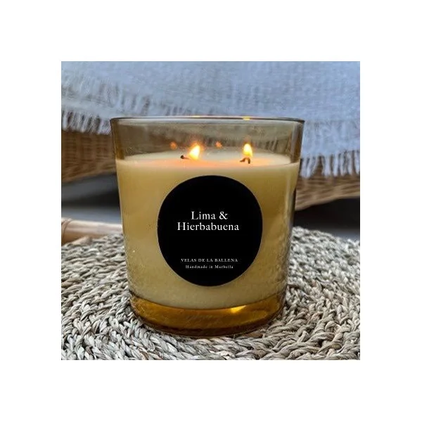velas de cera de soja