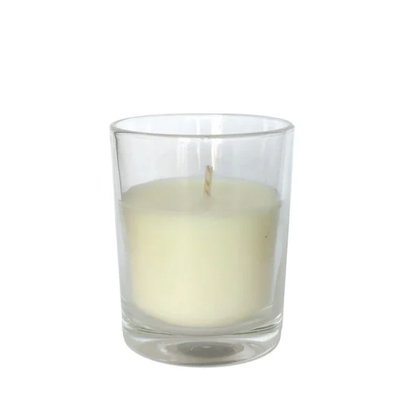 Vela en vaso de cristal