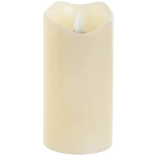 Premium Real Wax LED Candle with Moving Flame – 7.5 x 15 cm