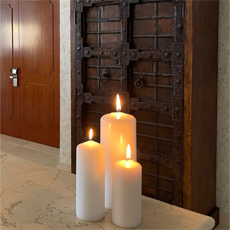Pillar Candles 8 ø x 15 cm. Height - 6 units box
