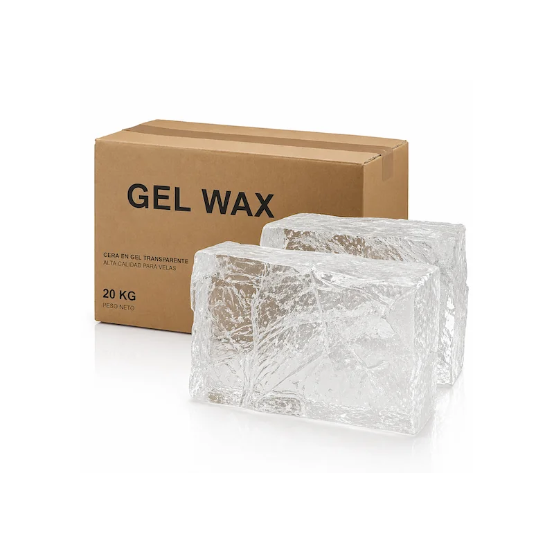 Transparent Gel Wax for Candle Making – 20 kg Box