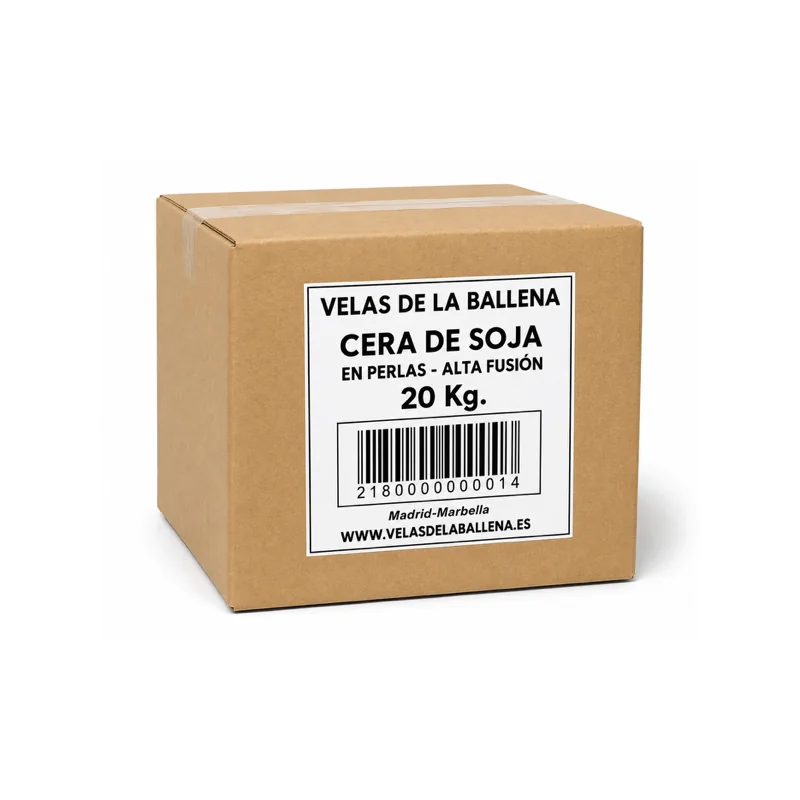 Cera de SOJA en perlas - ALTA Fusión - 20 KG.
