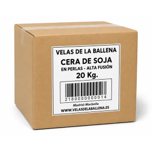 Cera de SOJA en perlas - ALTA Fusión - 20 KG.