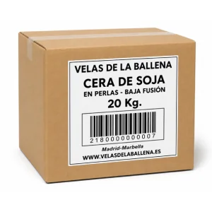 Cera de SOJA en perlas - BAJA Fusión - 20 KG.