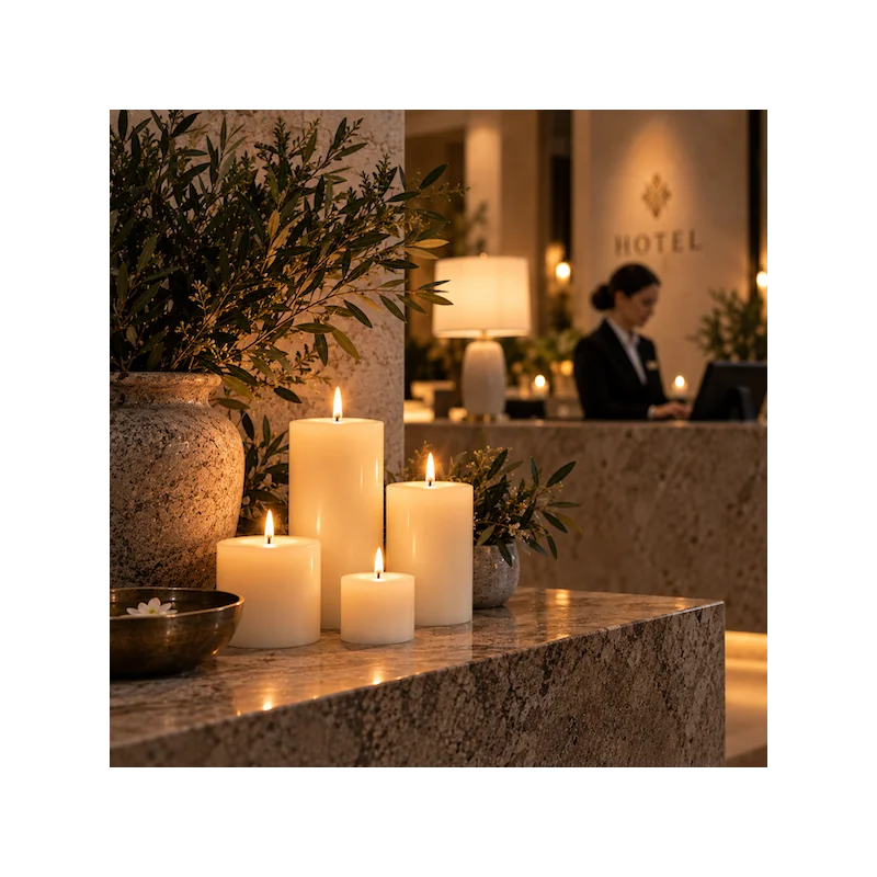 Pillar Candles 6 ø x 10 cm. Height - 12 units box