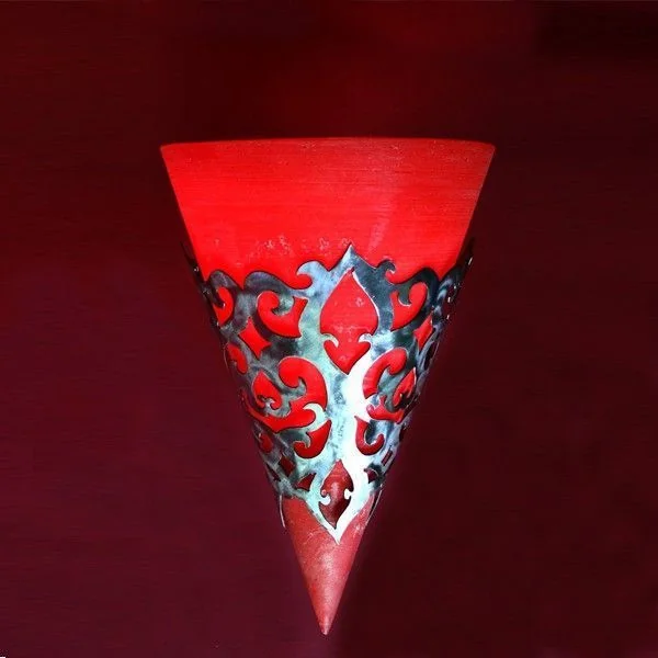 Cono pared tribal hecho a mano