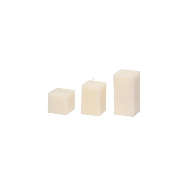 solid square candles