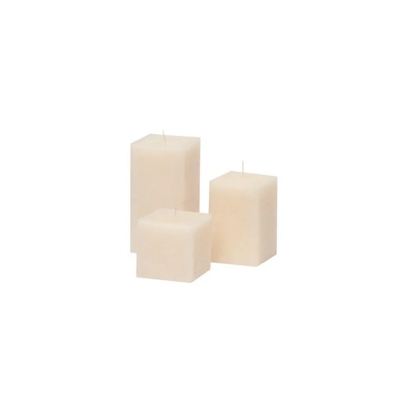 solid square candles