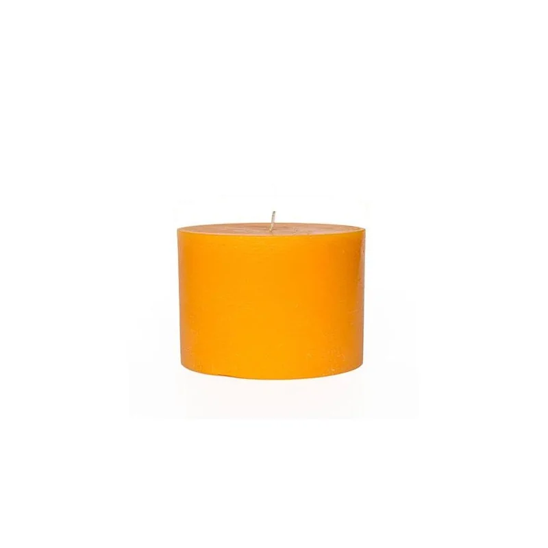 Rustic cylindrical candle 15 Ø X 10 cm. Height