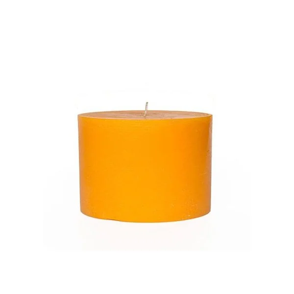 Rustic cylindrical candle 15 Ø X 10 cm. Height