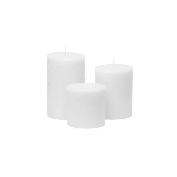 large round candles