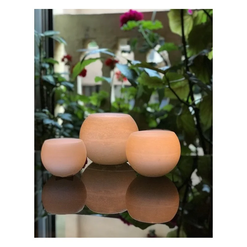 round hollow candles